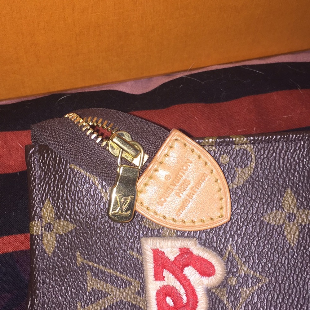 Louis Vuitton Monogram Toiletry Pouch with Patches - Picture 4 of 6